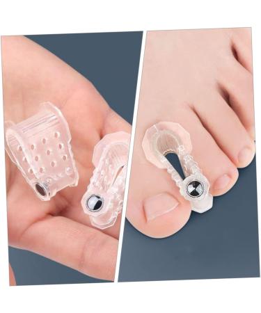 4 Pairs Magnetic Splitter Hammer Straightener Pedicure Tools for Women - Bunion Pads & Transparent Splints - Buy Online on GoSupps.com