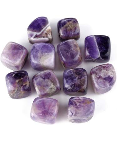 Tumbled Polished Stone Crystals Cubic Natural Amethyst Cube Gemstone Quartz Bulk for Wicca Reiki - 12 Pcs Obelisk - Buy Online on GoSupps.com