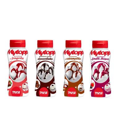 TOSCHI 800 g chocolate sauce caramel and fruits for sweets and ice cream sealing topping sauce for sweet and ice cream