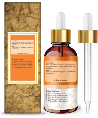 Crysalis Black Currant Pure Carrier Oil (Ribes nigrum) Cold Pressed Carrier Oil - 50ml 50 ml (Pack of 1) - Buy Online on GoSupps.com
