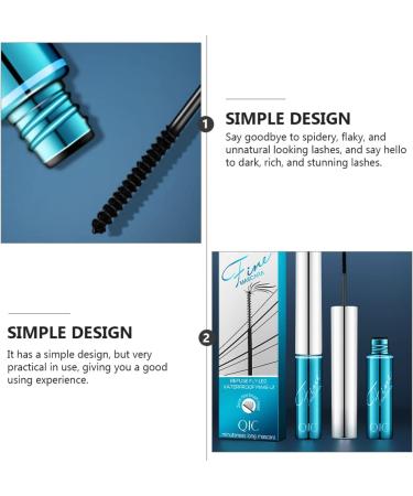 Beavorty 4 Pcs Extra Fine Mascara Lady Mascara Makeup Mascara Waterproof Black Mascara :  - Buy Online on GoSupps.com