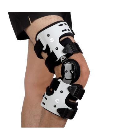 Orthomen OA Unloader Knee Brace - Support for Arthritis Pain  Osteoarthritis  Cartilage Defect Repair  Avascular Necrosis  Bone on Bone Knee Joint Pain and Degeneration (Medial/Inside - Right) Right Right(Medial)