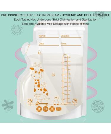 30 Pre-Sterilized Breast Milk Storage Bags - 250ml | Leak-Proof & Safe Milk Storage - Buy Online on GoSupps.com