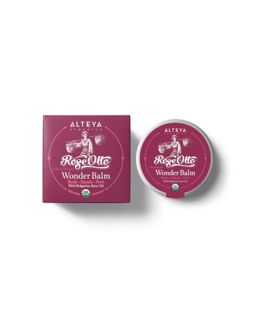 Altenya Bio Wunderbalsam Rose 30G - USDA Organic Skin Care with Essential Damascus Rose Oil for Body Hands & Feet - Buy Online on GoSupps.com