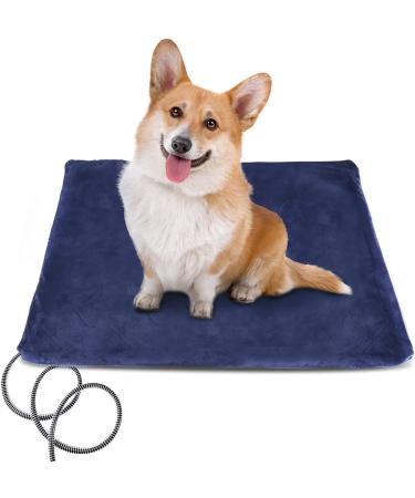 Kiroto Outdoor Heating Pad for Cats | Electric Cat Heat Pad for Outdoor Cat House | Auto Temperature | Safe Waterproof Pet Bed Pad M - NavyBlue - Buy Online on GoSupps.com