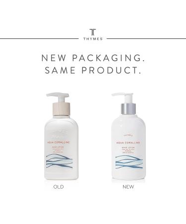 Thymes Aqua Coralline Hand Lotion - 8.25 Fl Oz Silver Pump, Pack of 1 - Buy Online on GoSupps.com