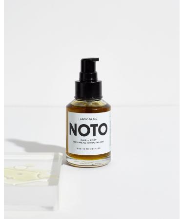 NOTO Botanics Agender Oil - Natural & Vegan 2 oz / 60 ml - Buy Online on GoSupps.com
