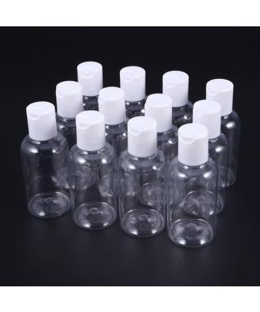 Minkissy 15Pcs 2.5oz Transparent PET Plastic Bottles - Refillable Shampoo Lotion & Cleaning Supply Containers with Press Cap - International Shipping Available - Buy Online on GoSupps.com