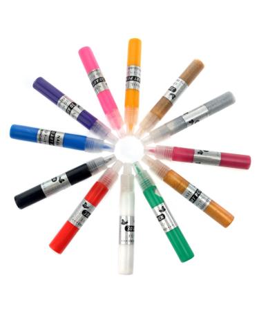 Ipetboom 3d Nail Painting Kit 12 Nail Gel Nail Polish Pens Nails Gel Nail Supplies for Nail Techs Gel Nail Polish Pen Kit For Nail Art Gel Paint for Nails Art Paint Pen 3d Painted