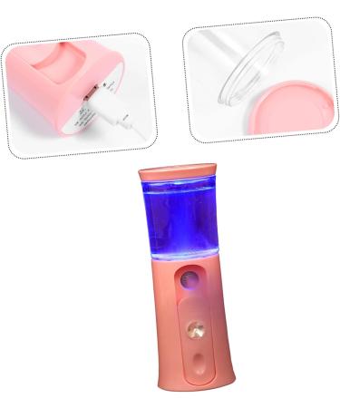 BELLIFFY 1 Set Hydrating Instrument Hydrating Mister Face Steamer Portable Humidifiers Handy Sprayer Abs Pink 12X4.5X4.3cm - Buy Online on GoSupps.com