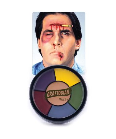 Graftobian Severe Trauma Bruise FX Makeup Wheel - 6 Colors for Special Effects & Halloween - International Shipping Available - Buy Online on GoSupps.com