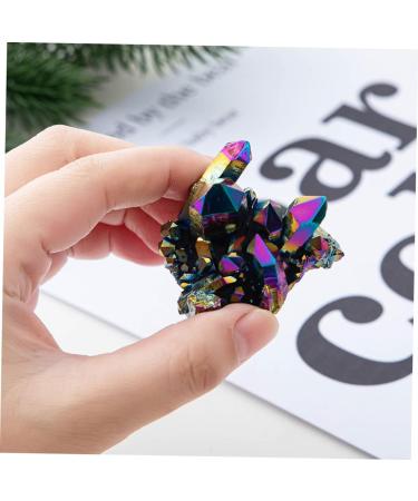 SEWACC 6 pcs Colorful Crystal Clusters fish tank stones Sparkling crystal natural stones ornament halo gem Colorfulx3pcs 3X3CMx3pcs - Buy Online on GoSupps.com
