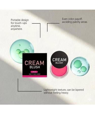  HNYXEQJL Set of 6 versatile cream blushes for makeup and pore contouring waterproof and smudge-proof for long cheeks ideal for everyday use and parties - Buy Online on GoSupps.com