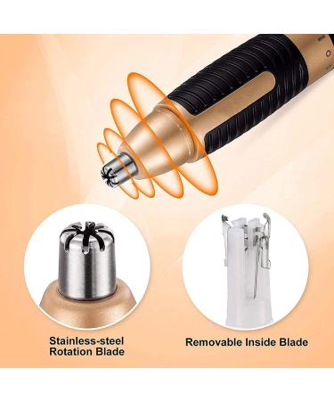 Buy Portable Waterproof Nose & Ear Hair Trimmer - Electric Trimmer with Large Storage Bin for Easy Cleansing | Perfect for Home & Travel - Buy Online on GoSupps.com