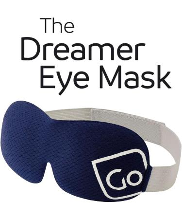 Go Travel The Dreamer Luxury Eye Mask (Dark Blue) and Earplug Set (Ref 733.101) - Buy Online on GoSupps.com