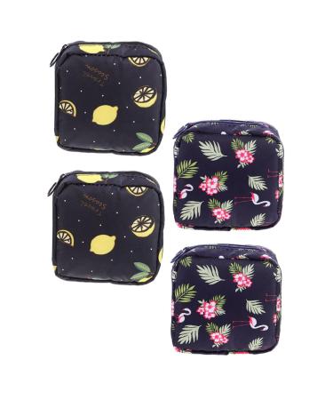 Gleavi 8 pc storage bags for women's bandages bag bag with holder for women's bandages binding bags for the period bag for menstrual inserts.