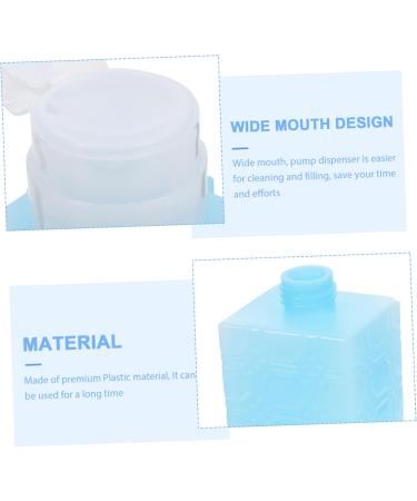 NUSITOU Gel Nail Polish Nail Gel Polish Liquid Pump Dispenser Nail Polish Remover Powder Pump Bottle Alcohol Dispenser Makeup Remover Bottle Repair Travel Plastic Shampoo Bottle 6x5x13cm Blue - Buy Online on GoSupps.com