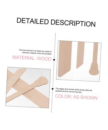 DOITOOL 150pcs Wax Stick for Hair Removal - Premium Wooden Sticks for Smooth Skin Conveniently Bagged for Easy Use - Buy Online on GoSupps.com