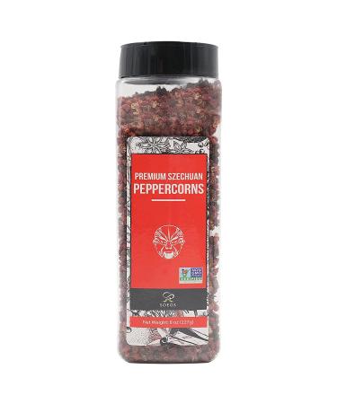 Soeos sichuan peppercorns 8oz (227g), Szechuan peppercorn , Grade A, Non-GMO, Tingle and Numbing Effect, Less Seeds, Strong Flavor, Red Sichuan Peppercorns, Shichuan Pepper Essential for Kung Pao Chicken, Mapo Tofu. - Buy Online on GoSupps.com