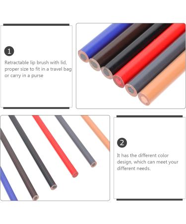 Healvian 6pcs Eyebrow Pencil Lip Liner Set Eyebrow Stick Eyebrow Makeup Kit Semi-permanent Tattoos Pen Wooden - Buy Online on GoSupps.com