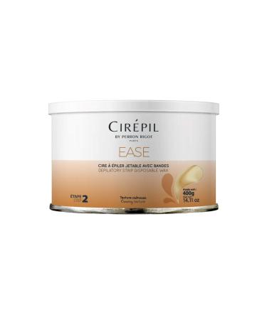 Cirepil - Ease Wax - 400g / 14.11 oz Wax Tin - Unscented - Creamy Texture - Perfect for Large Areas - Best for Fine Hair & Dry Skin Types - Strips Needed