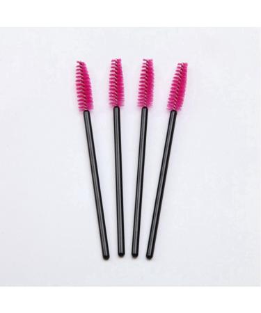 200PCS Disposable Eyelash Brushes Mascara Wands Makeup Applicator Set (Black Rosy) Eyelash brush - Buy Online on GoSupps.com