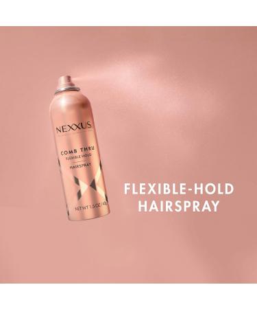 Nexxus Travel Hairspray Comb Thru Flexible Hold 4-Pack 72-Hour Anti-Humidity Shield 48-Hour Frizz Control Rose Fragrance 1.5 Oz Ea - Buy Online on GoSupps.com