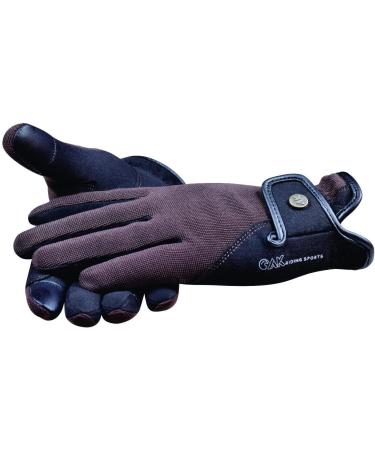 AK Fine Tech AKRS-8484 Micro Suede Riding Gloves - Comfortable Brown Equestrian Gear for Optimal Performance - Buy Online on GoSupps.com