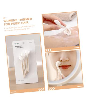 Beavorty 6 STK Women's Electric Razor & Manual Body Shaver Bikini Trimmer Tool Hair Clip Miss-free Steel White 2PCS 8.7x2cm - Buy Online on GoSupps.com