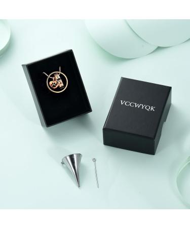 VCCWYQK Urn Pendant Necklace for Pet Ashes - Forever in My Heart Keepsake for Dogs & Cats - Buy Online on GoSupps.com