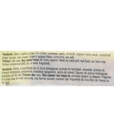 Prima Real Food Energy Bar Ginger Plus Pistachio 12-Count - Buy Online on GoSupps.com