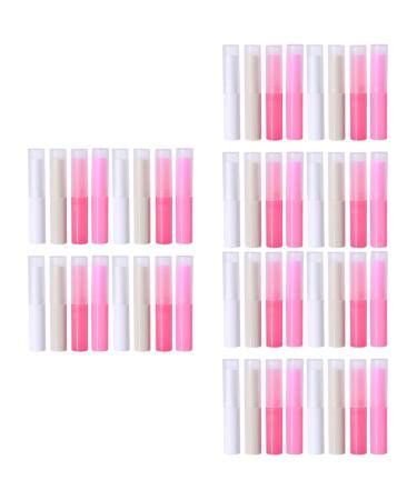 Didiseaon Didiseaon 48 Pcs Lip Sample Containers Orange Hair Bow Clear Glossy Lip Mirror Bulk Pocket Eyelash Container Transparent Makeup Containers Sunflower Hair