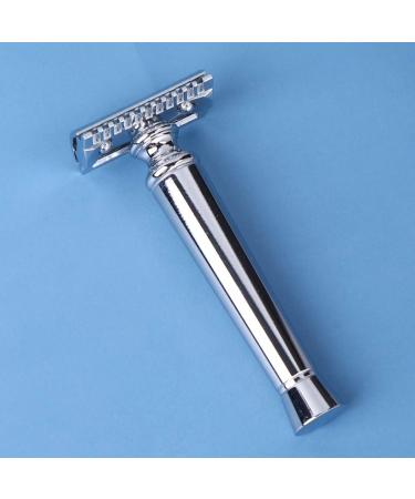 Buy Reusable Safety Razor for Men - Traditional Manual Shaving Razor | Eco-Friendly Wood Design - Buy Online on GoSupps.com
