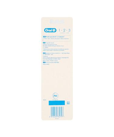 Oral-B 1-2-3 Classic Care Toothbrushes - 3 Pack (2 + 1) Multicolor Medium Bristles - Buy Online for International Shipping - Buy Online on GoSupps.com
