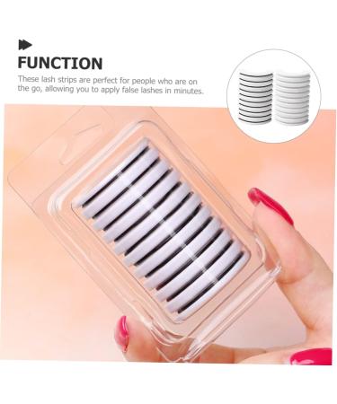 Angoily Self Adhesive Lash Strips Clear 2 Boxes Self Adhesive Eyelash Adhesive Strip Jelly Replace Resin Glue Lash Strips Clear Band - Buy Online on GoSupps.com