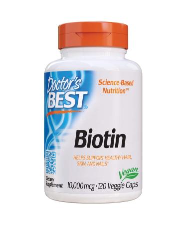 Doctor's Best Biotin 10000 mcg 120 Veggie Caps