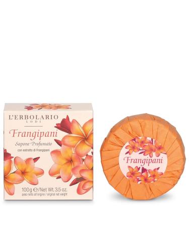 LErbolario Frangipani Perfumed Soap for Unisex - 3.5 oz | Buy Internationally | Luxury Skincare - Buy Online on GoSupps.com