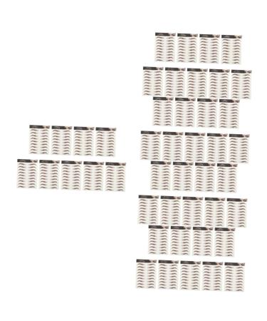 Beavorty 45 Sheets Waterproof Eyebrow Stickers Eyebrow Stencil Stickers Eyebrow Tattoos Stickers 3d Make up