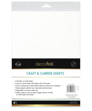 iCraft - 418561 Deco Foil Transfer Sheets, 6 x 12, Gold, 20 Piece