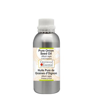 Greenwood Essential Pure Onion Seed Oil (Allium cepa) Cold Pressed 630ml (21 oz)