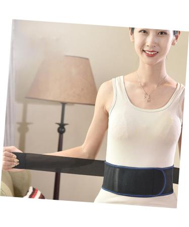 1pc Waist Support Heating Pad - Lumbar Massager Back Brace with Magnetic Bracket | Elastic Silk Screen Strap | Pain Relief & Comfort - Buy Online on GoSupps.com