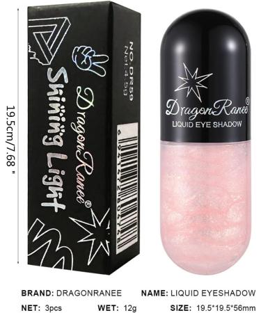 Liquid Eyeshadow Waterproof Sequins Liquid Glitter Highlighter Eyeliner Eye Liner Pen Party Makeup Cosmetic for Women Highlighter Eyeshadow Eye Makeup for Women 2 - Buy Online on GoSupps.com