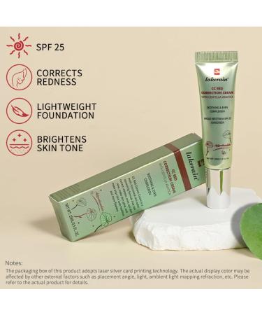 Color Correcting CC Cream with Centella Asiatica (Green 01) Green 0.5 Fl Oz (Pack of 1) - Buy Online on GoSupps.com