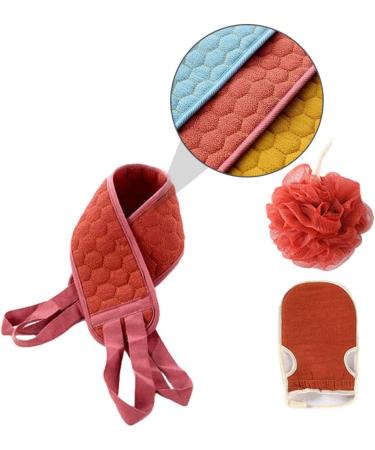 Shop NOLITOY 9-Piece Bath Set: Back Scrubber Loofah Towel & Mitt - Premium Body Care for a Spa Experience at Home - Buy Online on GoSupps.com