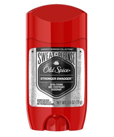 Old Spice Hardest Working Collection Odor Blocker Anti-Perspirant and Deodorant Stronger Swagger 2.6 Ounce