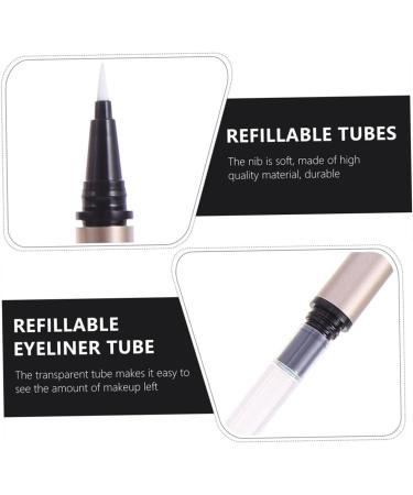 FRCOLOR 4pcs Eyeliner Empty Eyelash Wand Tube Mascara Empty Eyeliner Tube Fine Brush Frosted Plastic - Buy Online on GoSupps.com