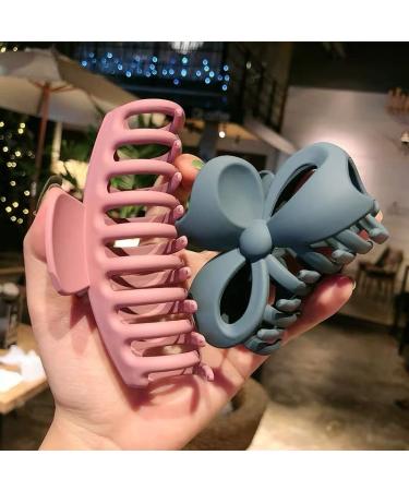 Youning Large Hair Clips - 2 Pcs Irregular Non-Slip Claw Clips for Thick Hair | Perfect for Ladies - Buy Online on GoSupps.com