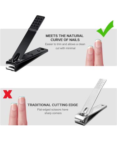 Professional Nail Clippers Set for Men and Women - Sturdy Thick Toenail and Fingernail Cutter - 4 Piece Kit - Buy Online on GoSupps.com