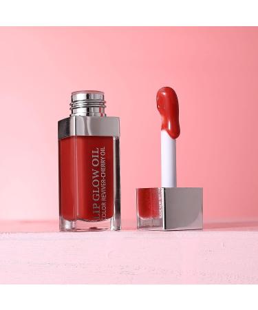 2 PCS Plumping Lip Glow Oil Set - Rosewood Tinted Gloss for Moisturized, Enhanced Lips with Natural Shine - Perfect for All Occasions - Buy Online on GoSupps.com