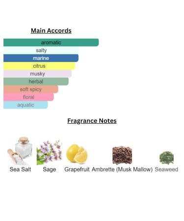 Perfume & Cologne Oil for Women & Men - SPRAY OIL - Designer Type - Our Version Of (JM Wood Sage & Sea Salt - unisex) - Buy Online on GoSupps.com